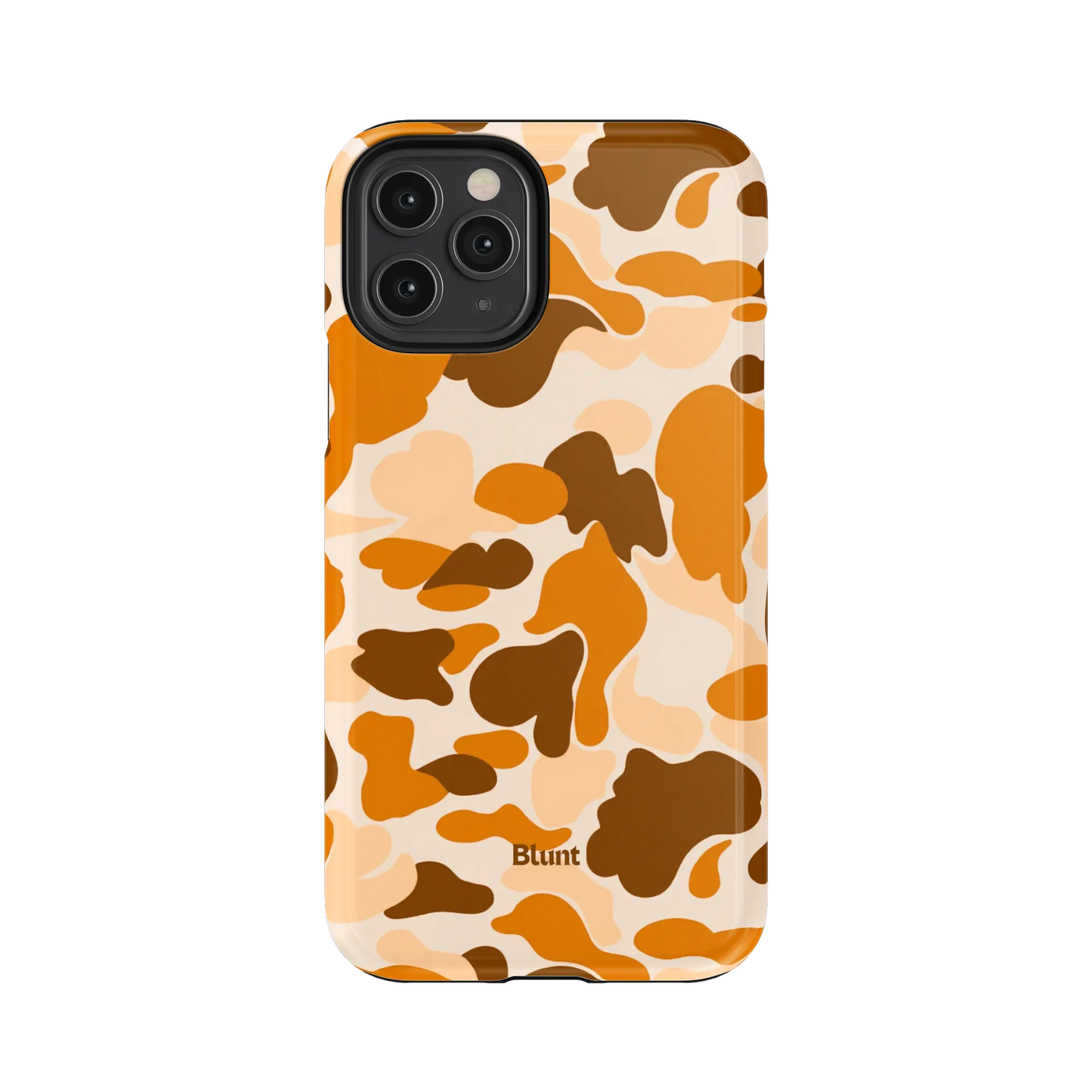 Orange Camo iPhone Case