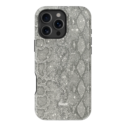 Silver Python iPhone Case