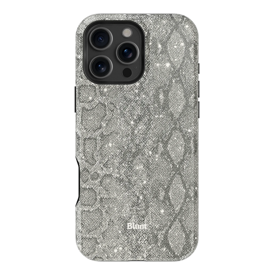 Silver Python iPhone Case