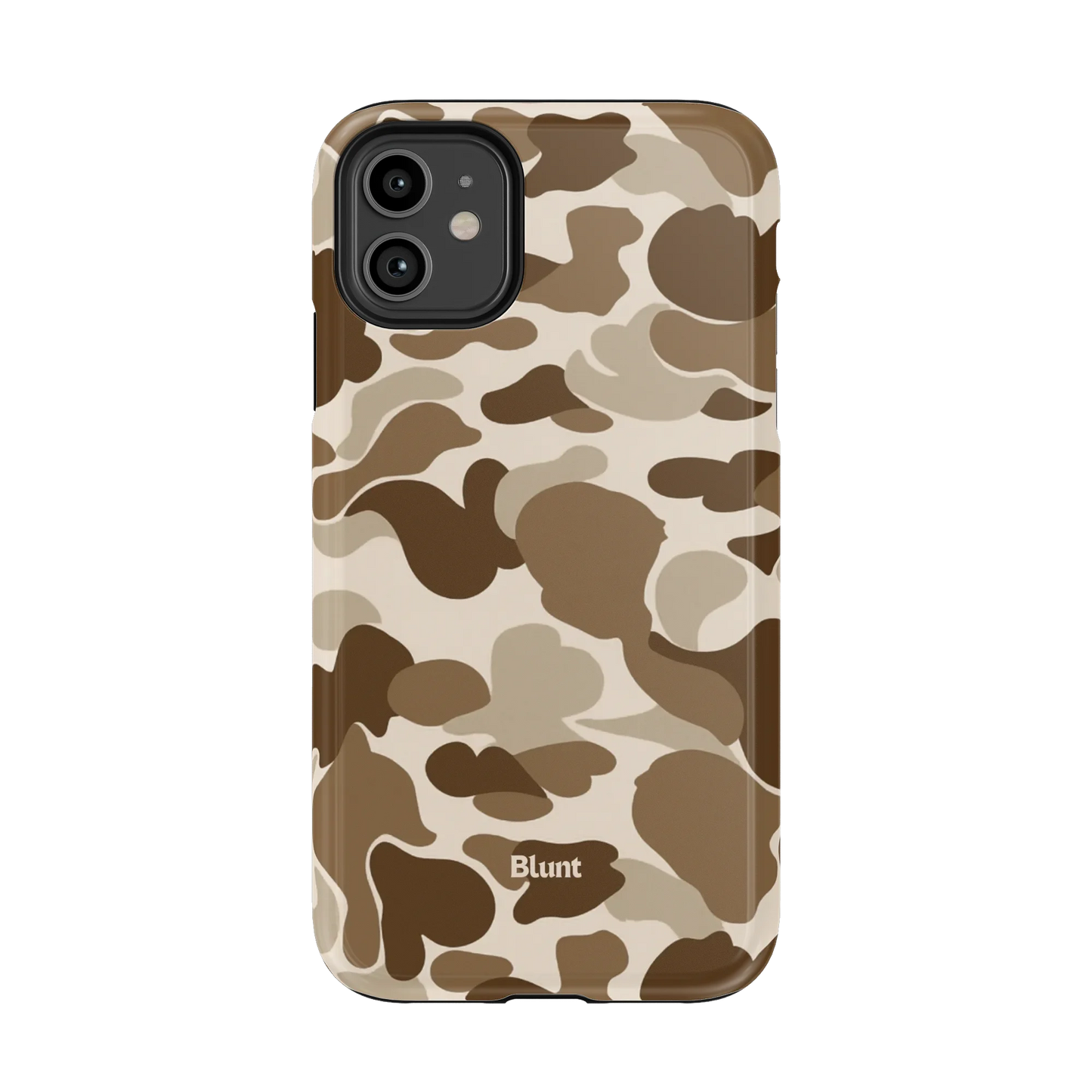 Brown Camo iPhone Case
