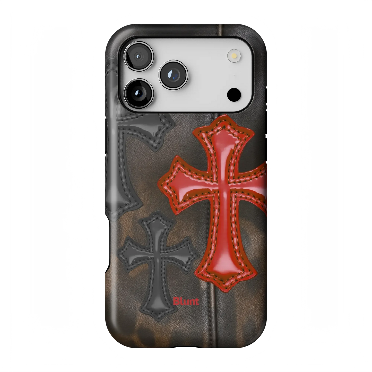 Leather Crosses iPhone Case