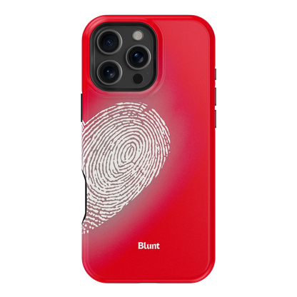 Heart Print Red iPhone Case