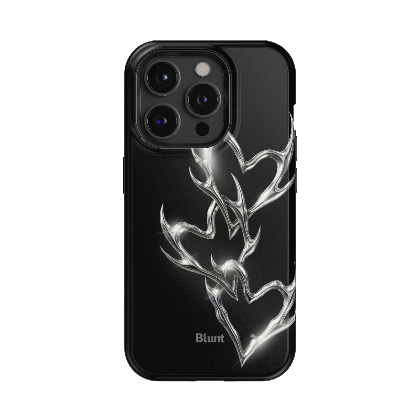 Chrome Flame iPhone Case