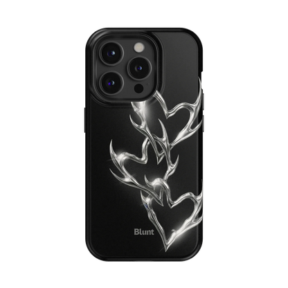 Chrome Flame iPhone Case