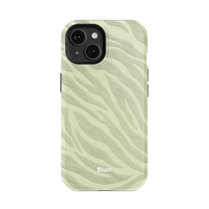 Sage Zebra iPhone Case