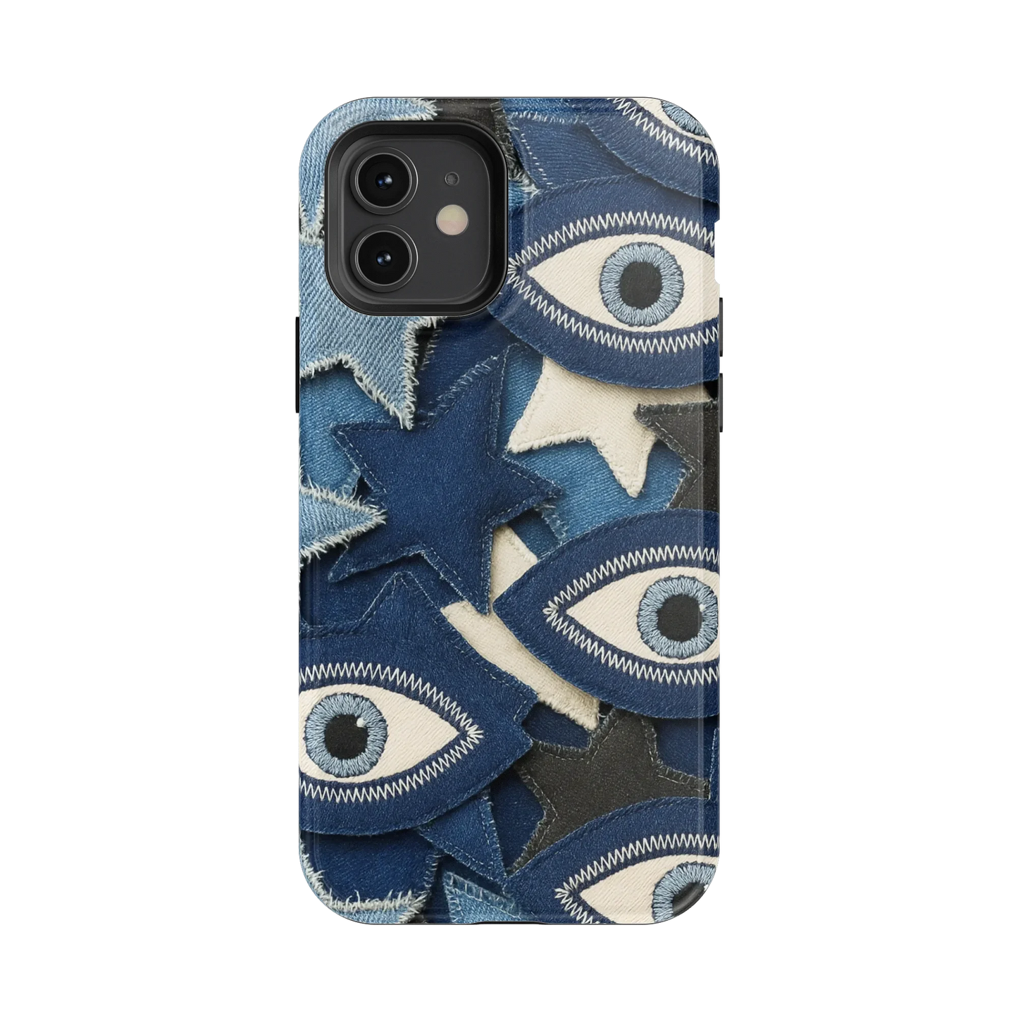 Evil Eye Denim iPhone Case