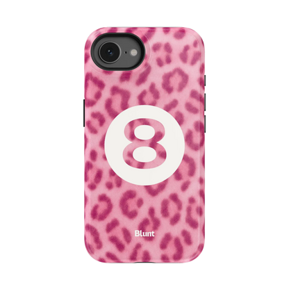 Pink Cheetah Magic 8 iPhone Case