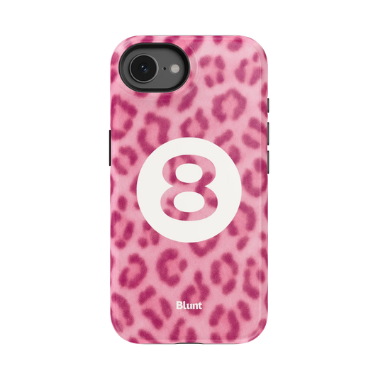 Pink Cheetah Magic 8 iPhone Case