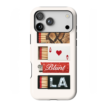 Cream Match iPhone Case