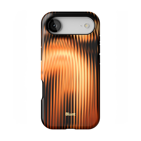 Copper Ripple iPhone Case