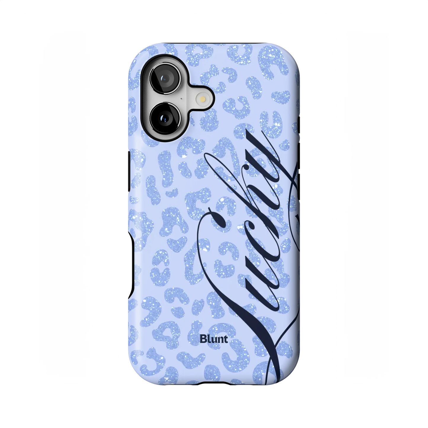 Blue Cheetah Lucky iPhone Case