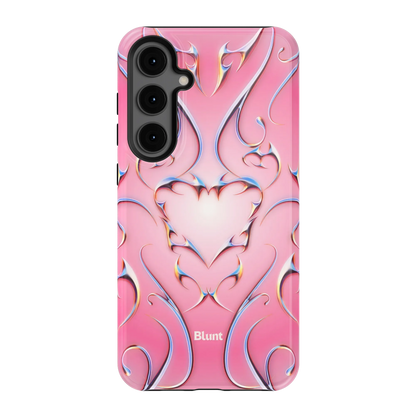 Bubble Heart Samsung Case