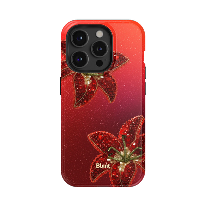 Scarlet Petals iPhone Case