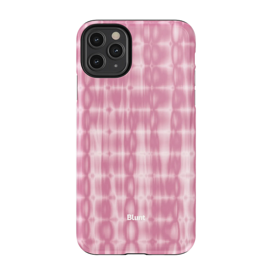 Pink Ripple iPhone Case