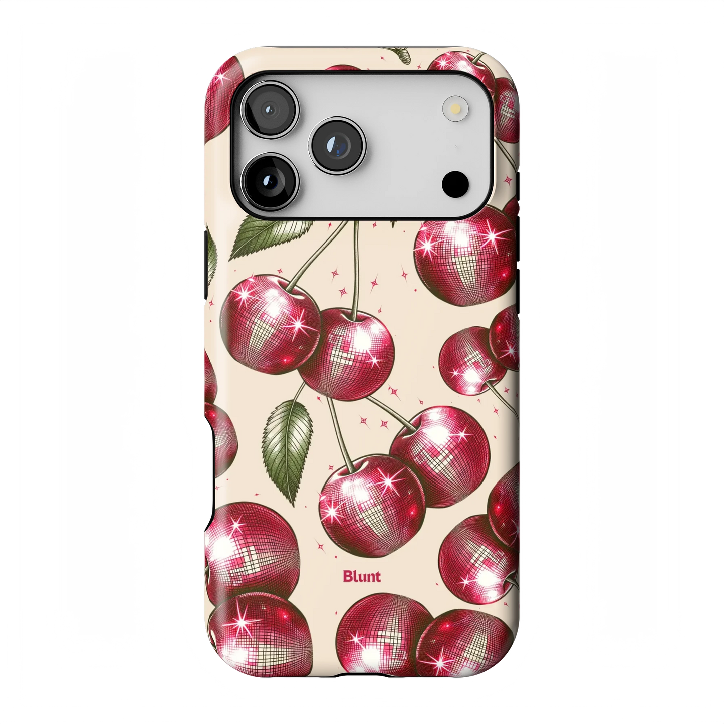 Cream Cherry Party iPhone Case