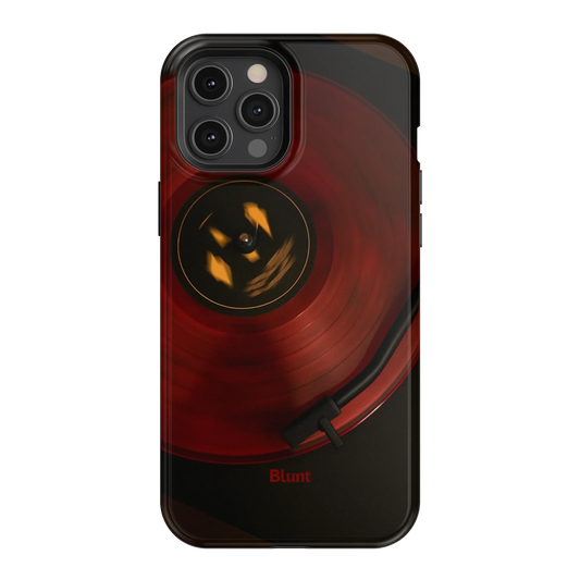 Crimson Echo iPhone Case