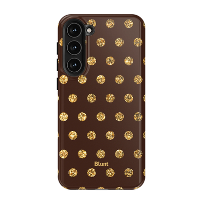 Gold Polka Samsung Case