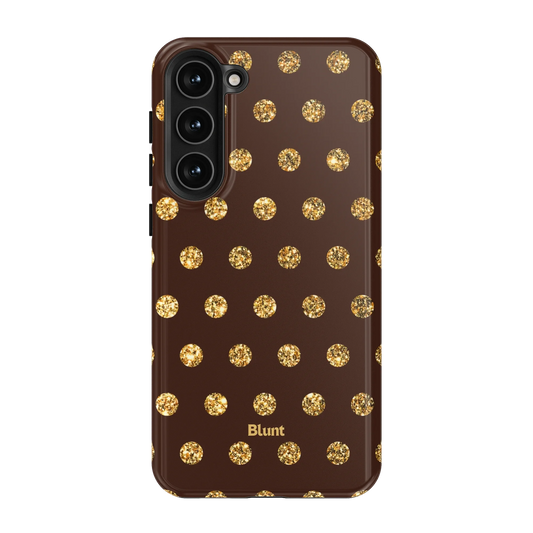 Gold Polka Samsung Case