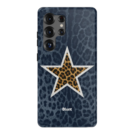 Denim Cheetah Star Samsung Case