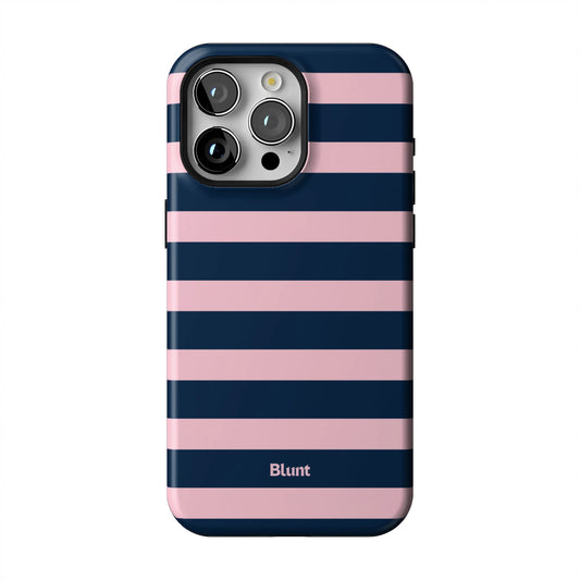 Blueberry-Blush-Stripe-iphone-case-iPhone 15 Pro Max-1