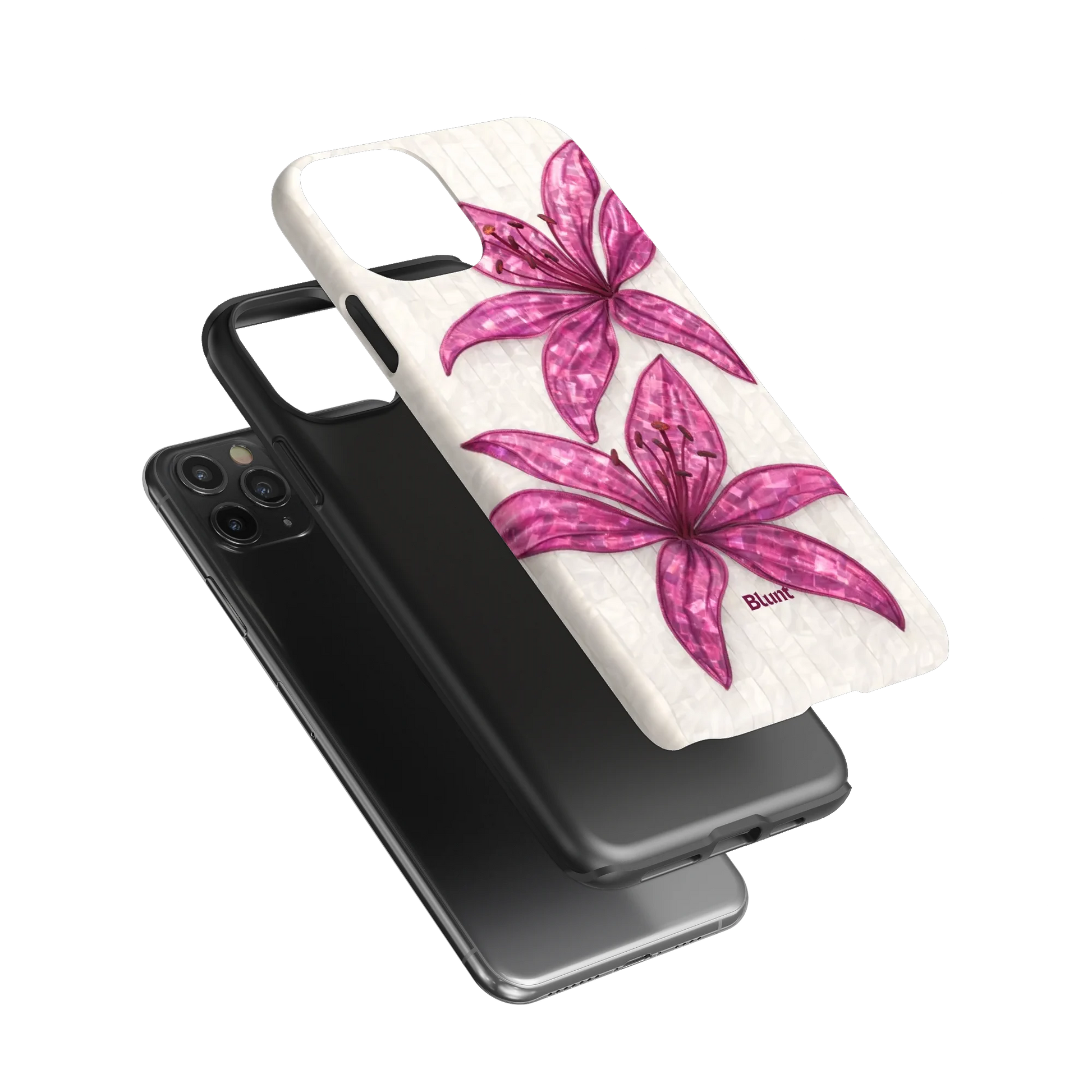 Purple-Floral-Luster-iphone-case-iPhone 11 Pro Max-3