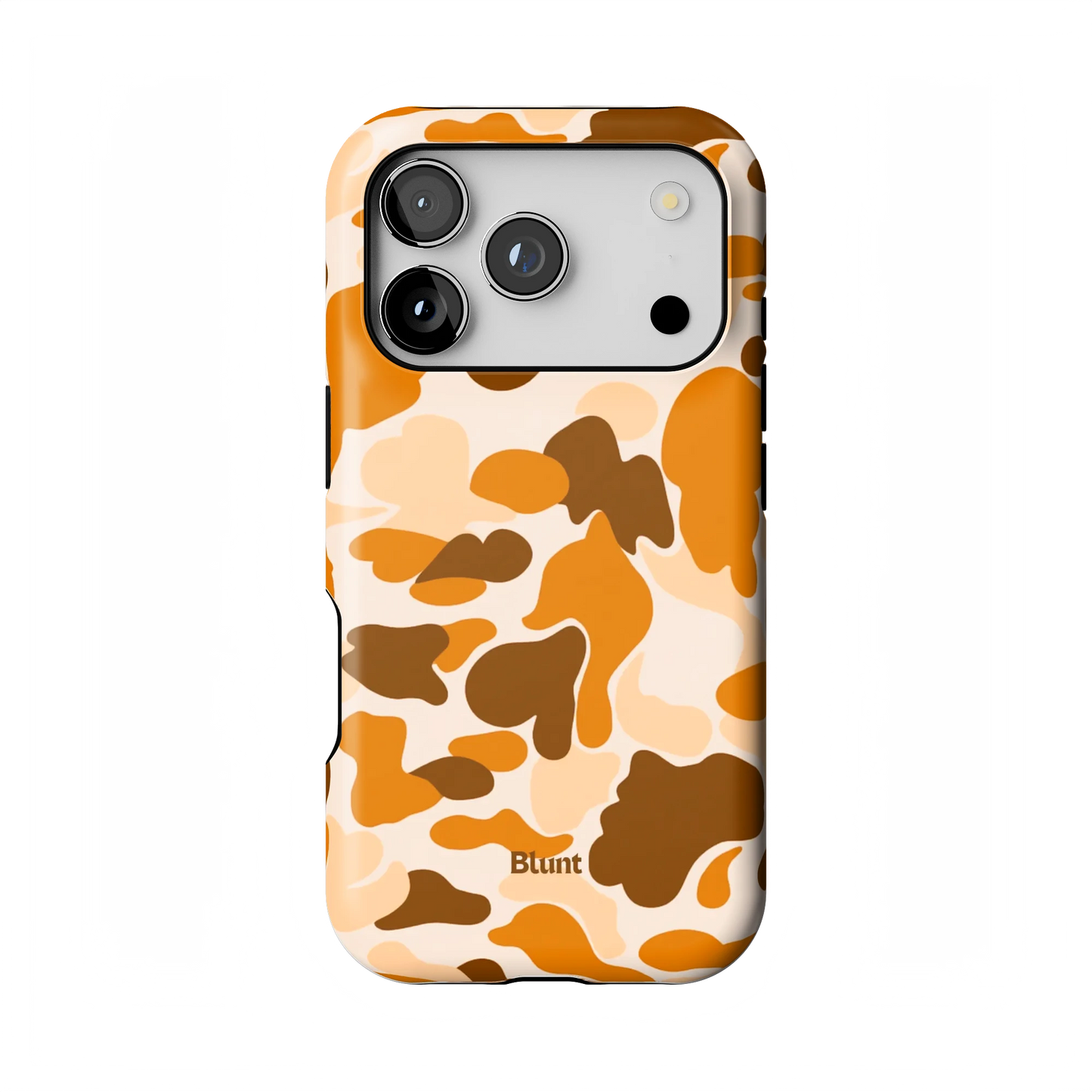Orange Camo iPhone Case