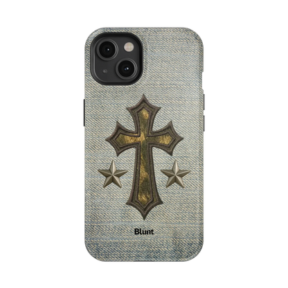Denim Faith iPhone Case