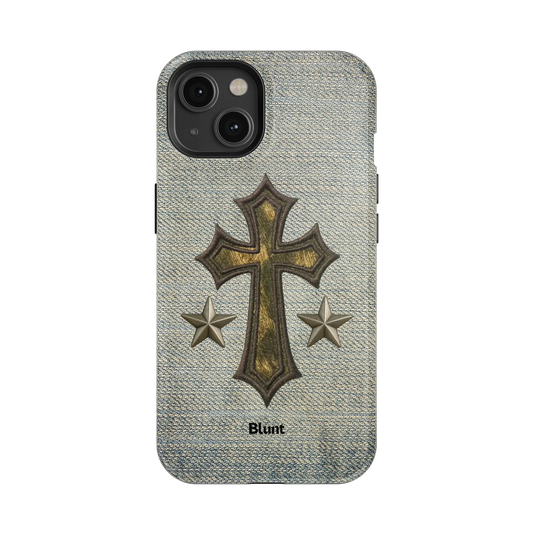 Denim Faith iPhone Case