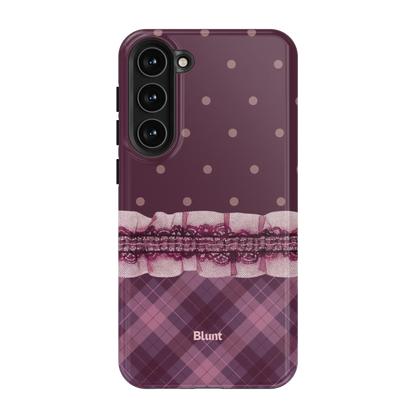 Lilac-Lattice-samsung-case-S23 Plus-1