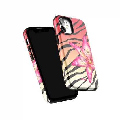 Striped-Lilly-iphone-case-iPhone 12 Mini-5