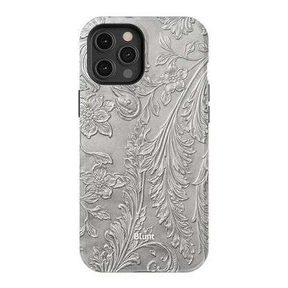 Tooled Silver iPhone Case