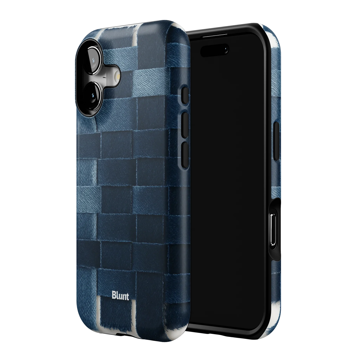 Indigo Weave iPhone Case