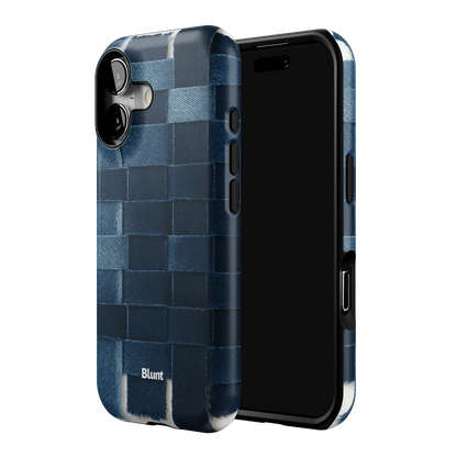 Indigo Weave iPhone Case