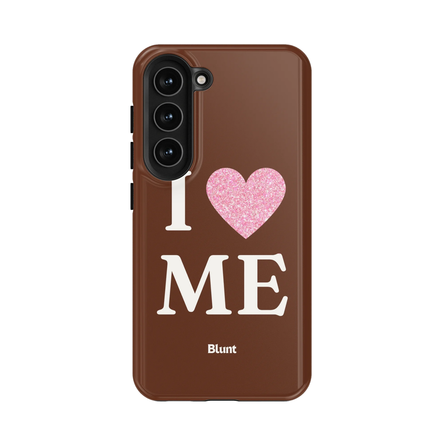Brown I Love Me Samsung Case
