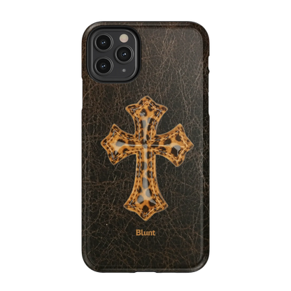 Golden Celine iPhone Case