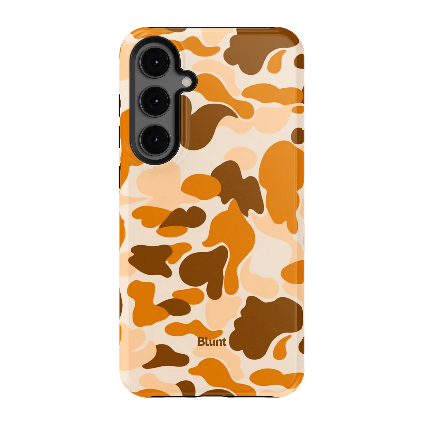 Orange Camo Samsung Case