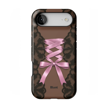 Brown Corset iPhone Case