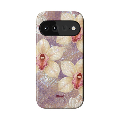 Floral Amethyst Pixel Case - Blunt Cases