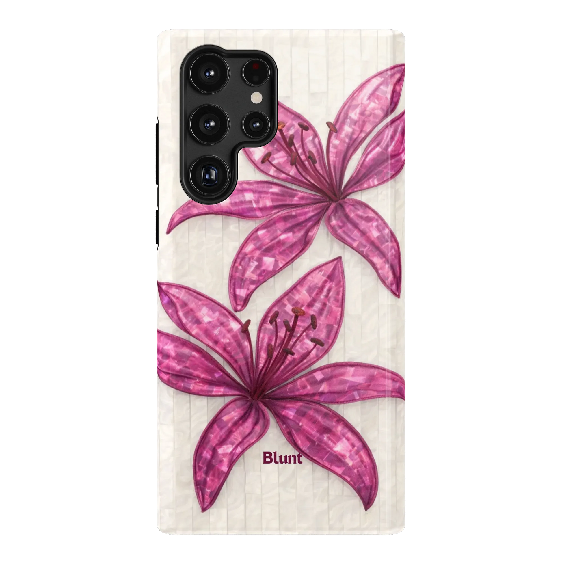Purple-Floral-Luster-samsung-case-S22 Ultra-1