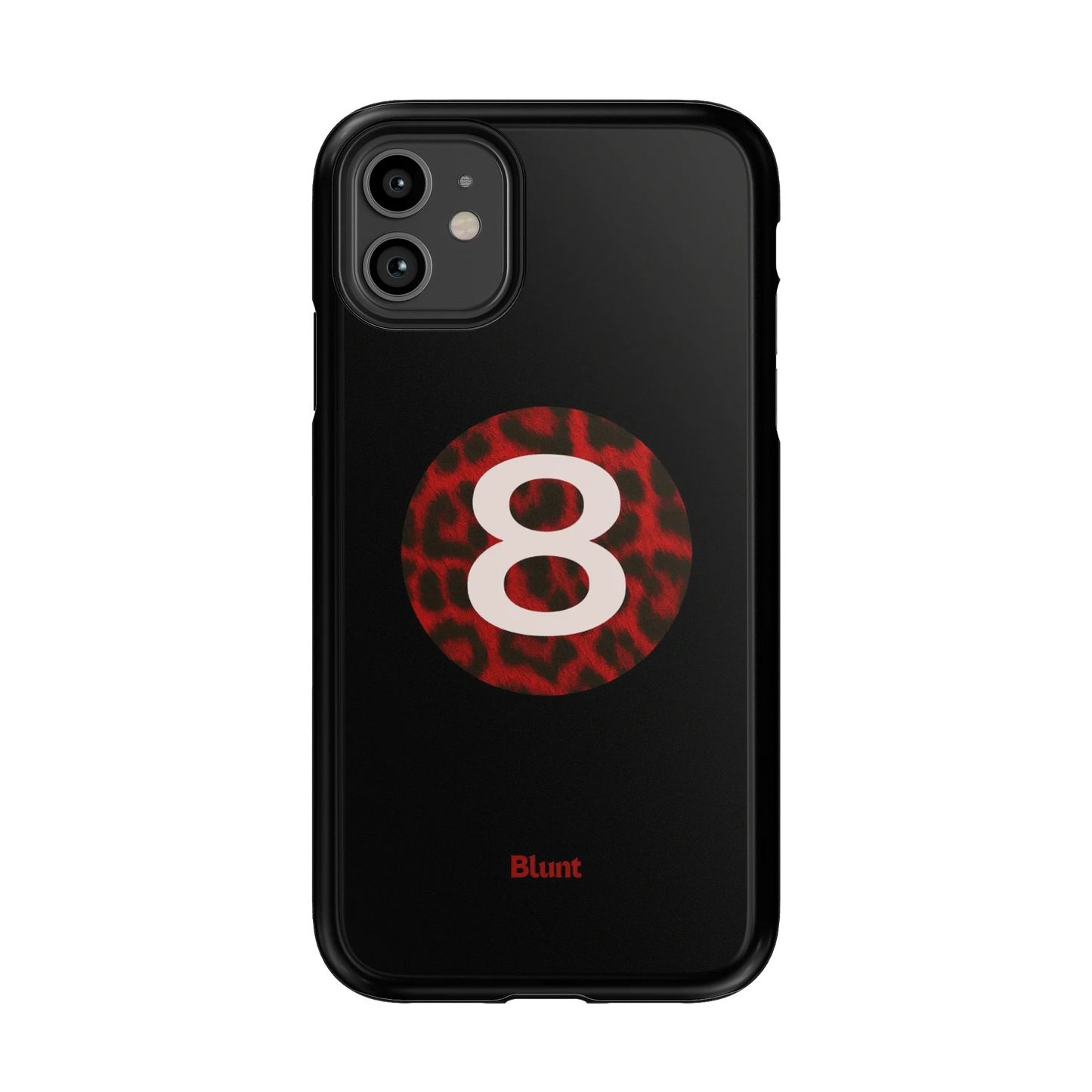 Red Cheetah Magic 8 iPhone Case