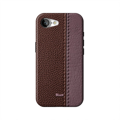 Maroon-Grain-iphone-case-iPhone 17 E-1