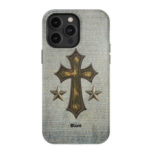 Denim Faith iPhone Case