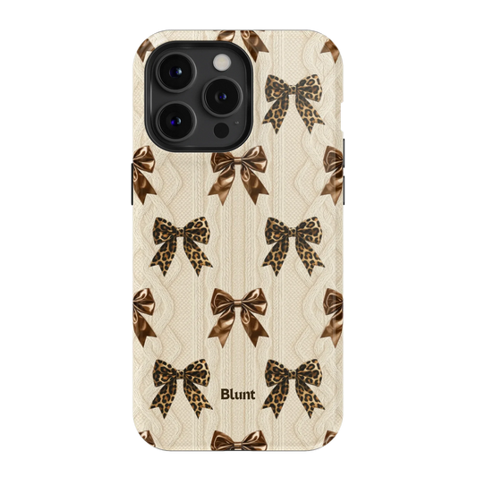 Cheetah Knit iPhone Case