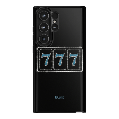 Blue Lucky 777 Samsung Case