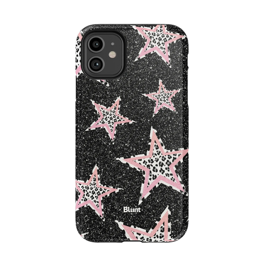 Pink Zebra Stars iPhone Case