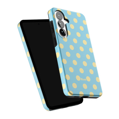 Blue-Butter-Polka-samsung-case-Galaxy S26 Plus-5