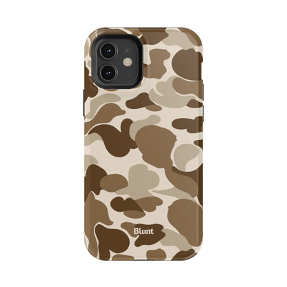 Brown Camo iPhone Case