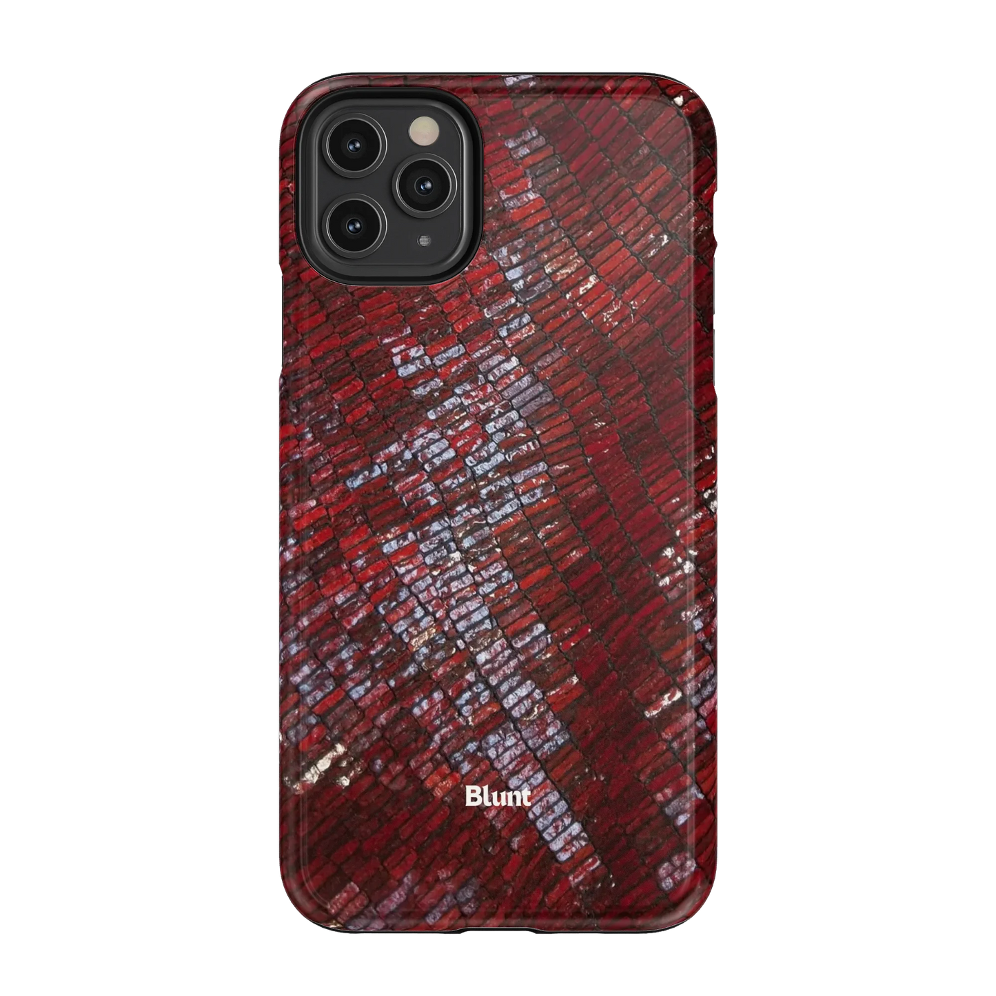 Crimson Scale iPhone Case