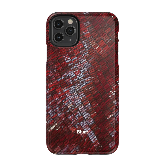Crimson Scale iPhone Case