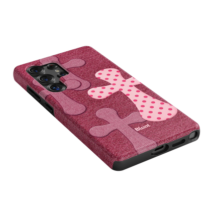 Pink-Polka-Patch-samsung-case-S25 Ultra-2